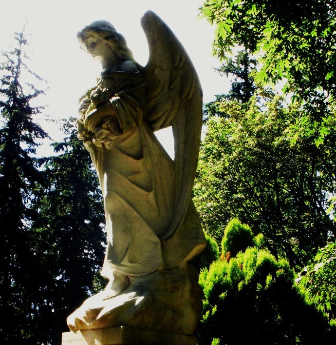 At the Nearby Cemetery - the Angel
